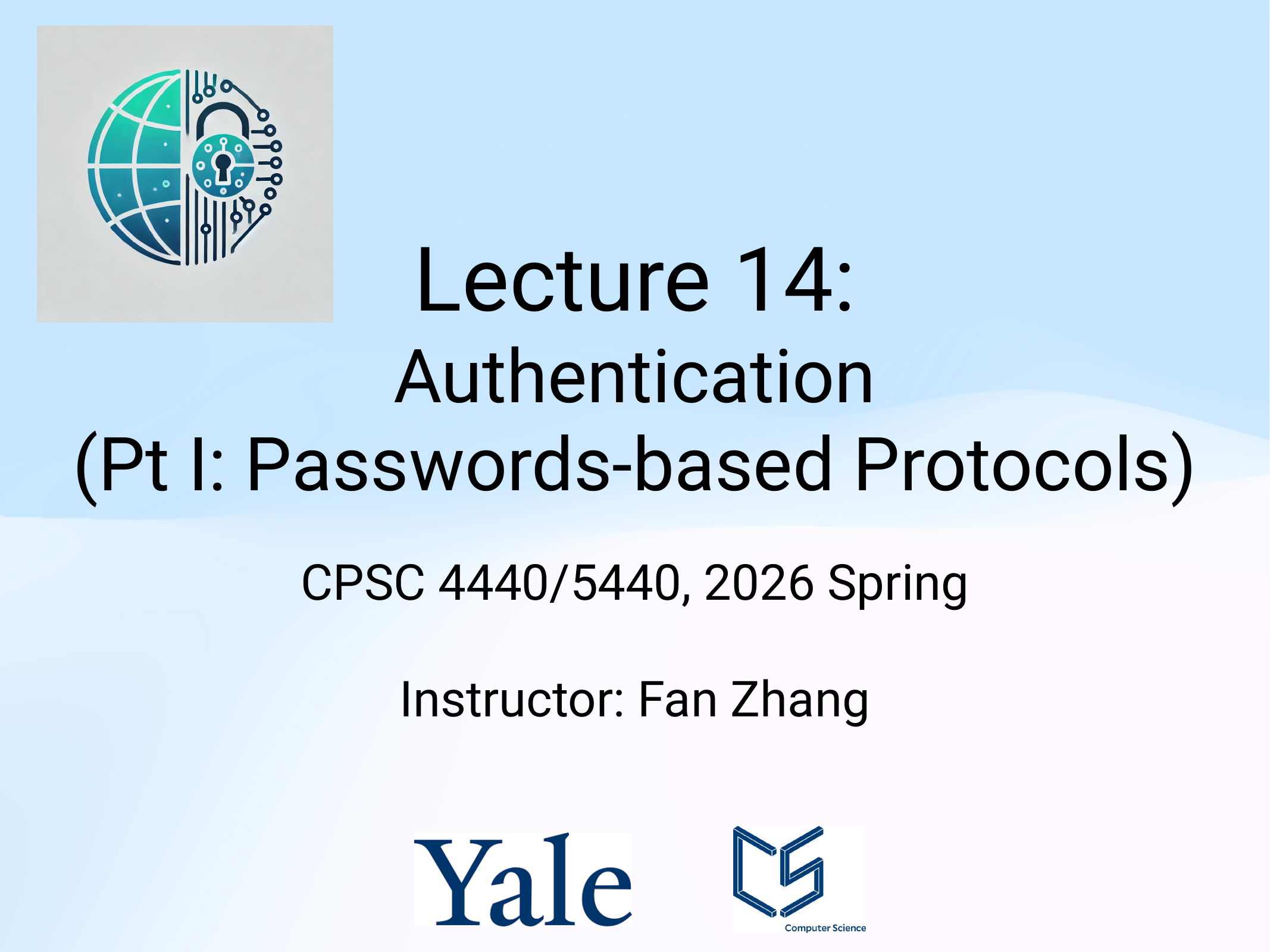 Preview of Passwords and Password Authenticated Key Exchange slides