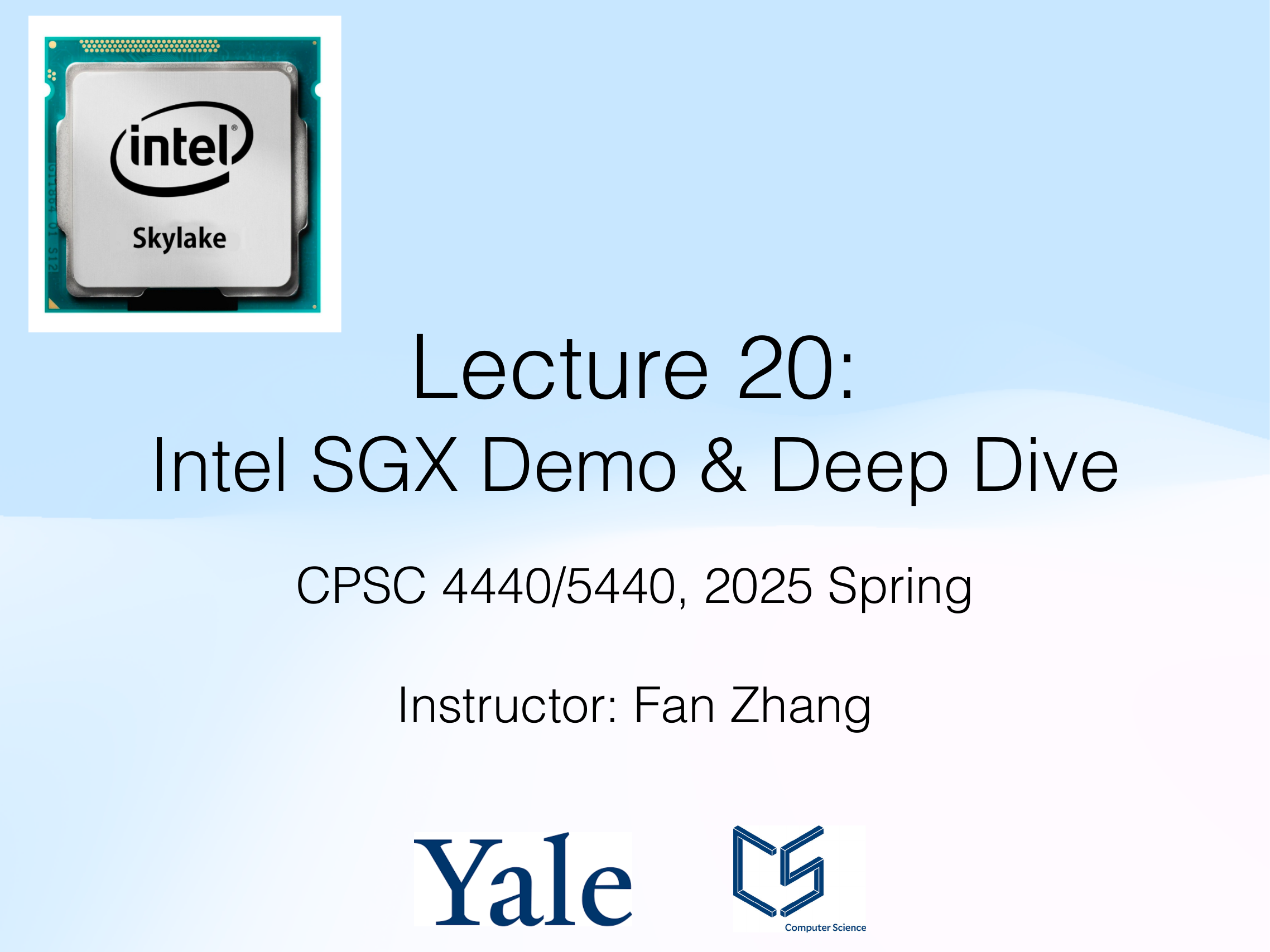 Preview of SGX deep dive: memory isolation slides